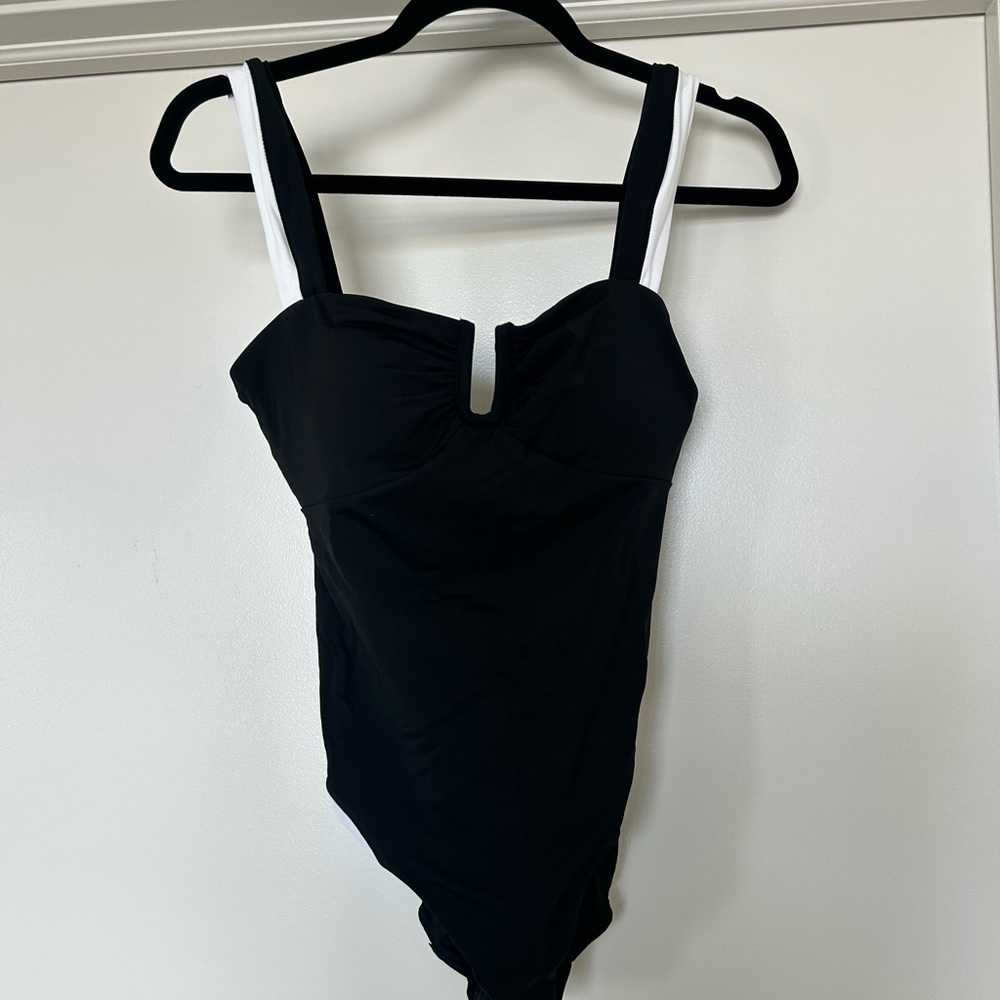 CALIA by Carrie Underwood Black and White One Piece Swimsuit
